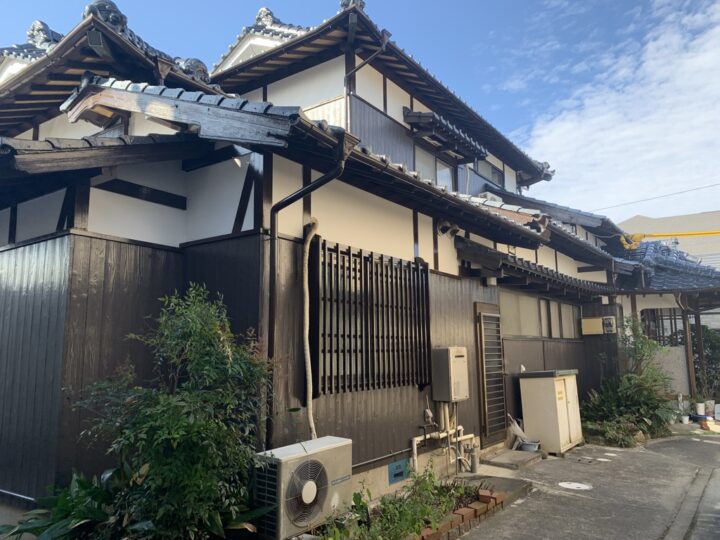 塗膜の劣化していた瓦屋根の補修・塗装と外壁塗装／佐賀市木原Ｈ様邸　外壁塗装・屋根塗装