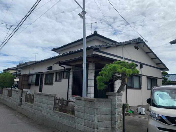 劣化した屋根・外壁・付帯部の塗装／佐賀市K様邸　屋根塗装・外壁塗装・付帯部塗装