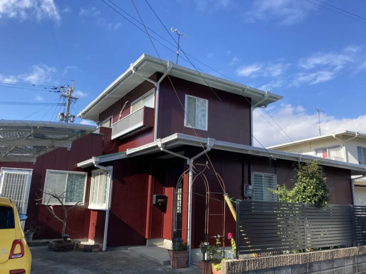 劣化した屋根・外壁・付帯部の塗装／大川市I様邸　屋根塗装・外壁塗装・付帯部塗装