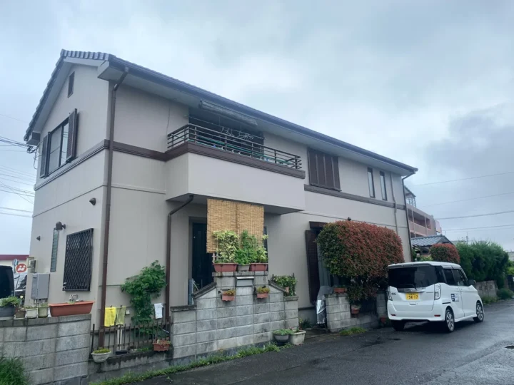 劣化した屋根・外壁・付帯部の塗装／佐賀市A様邸　屋根塗装・外壁塗装・付帯部塗装