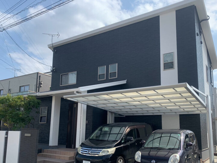 劣化した屋根・外壁・付帯部塗装／佐賀市Y様邸　屋根塗装・外壁塗装・付帯部塗装