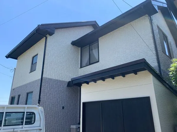劣化した屋根・外壁・付帯部塗装／神埼市K様邸　屋根塗装・外壁塗装・付帯部塗装
