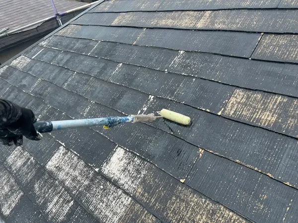 屋根 下塗り