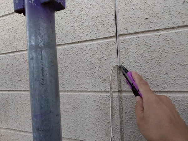 コーキング 撤去