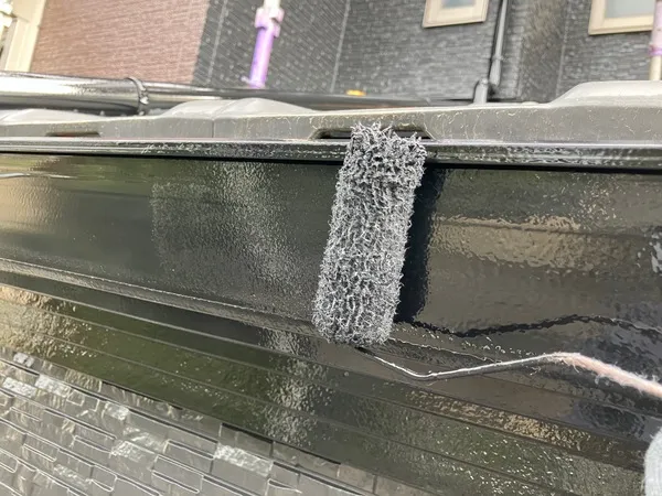 雨樋 上塗り