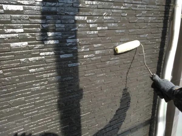 外壁 1回目下塗り