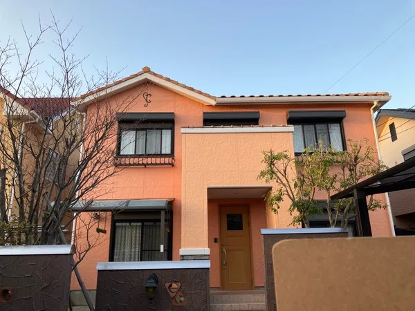 劣化した外壁・付帯部塗装／佐賀市H様邸　外壁塗装・付帯部塗装