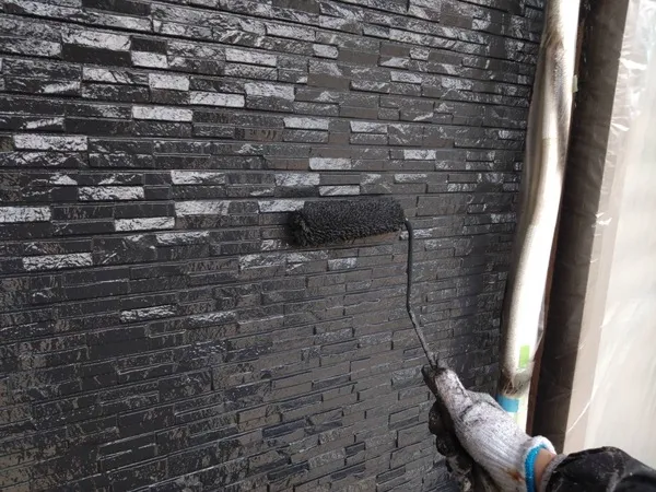 外壁 2回目下塗り