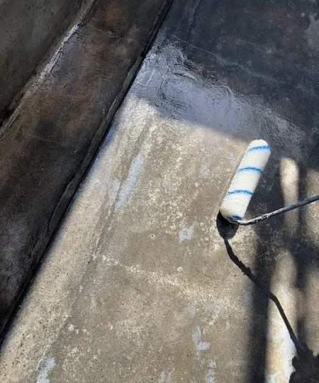 ベランダ 下塗り