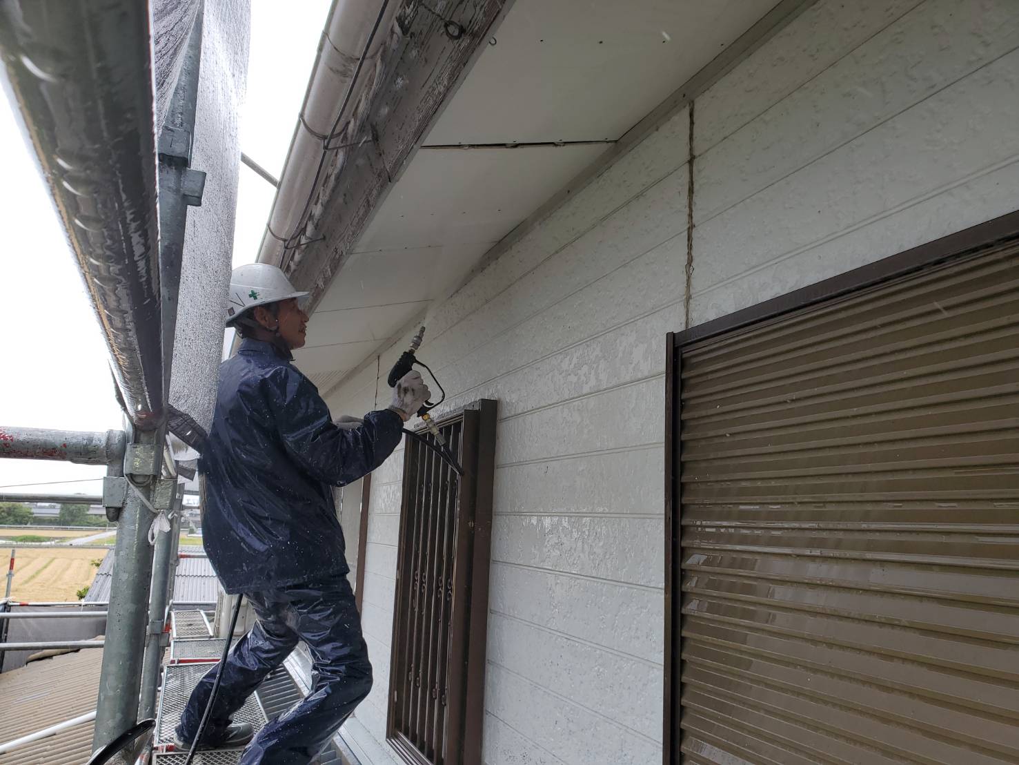 佐賀市　外壁塗装　塗装　ひろし　屋根塗装　　高圧洗浄