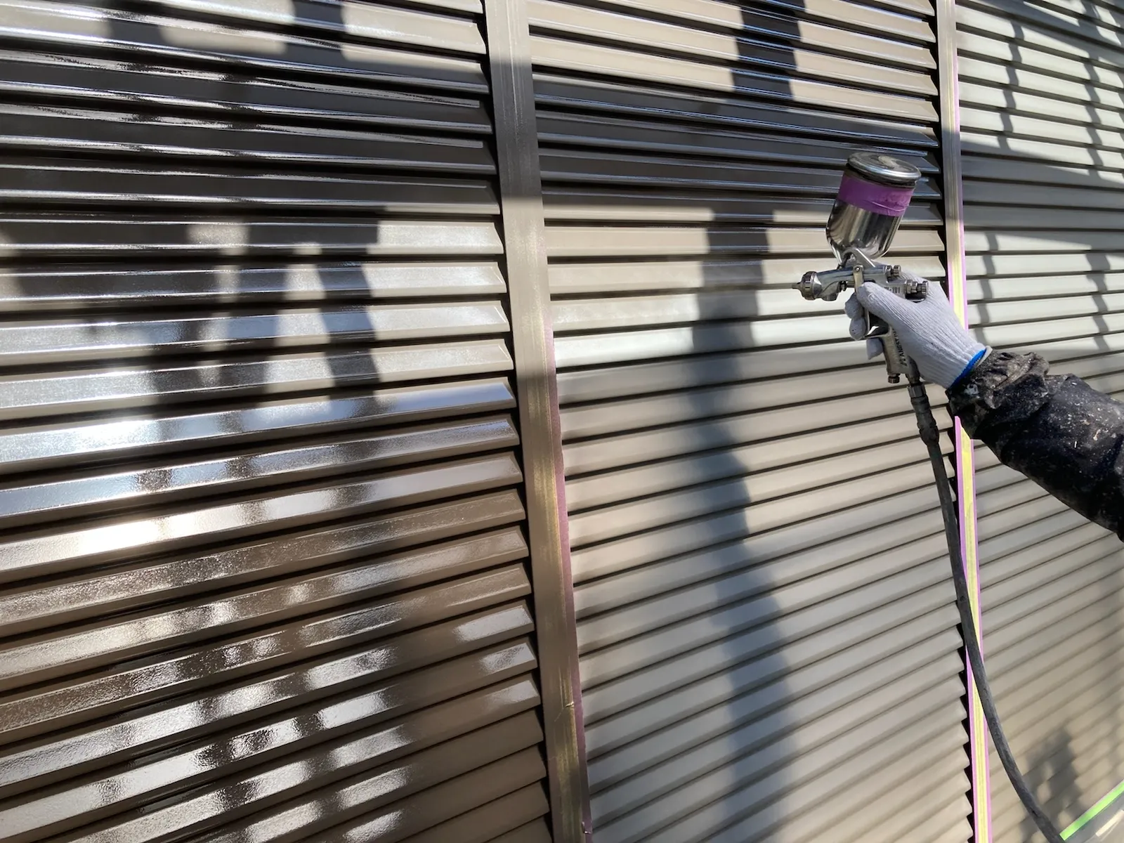 佐賀　佐賀市　外壁塗装　塗装　さにけん　サニケン　塗るばい　サニー建設商事　外壁塗装　雨戸　錆止め塗装