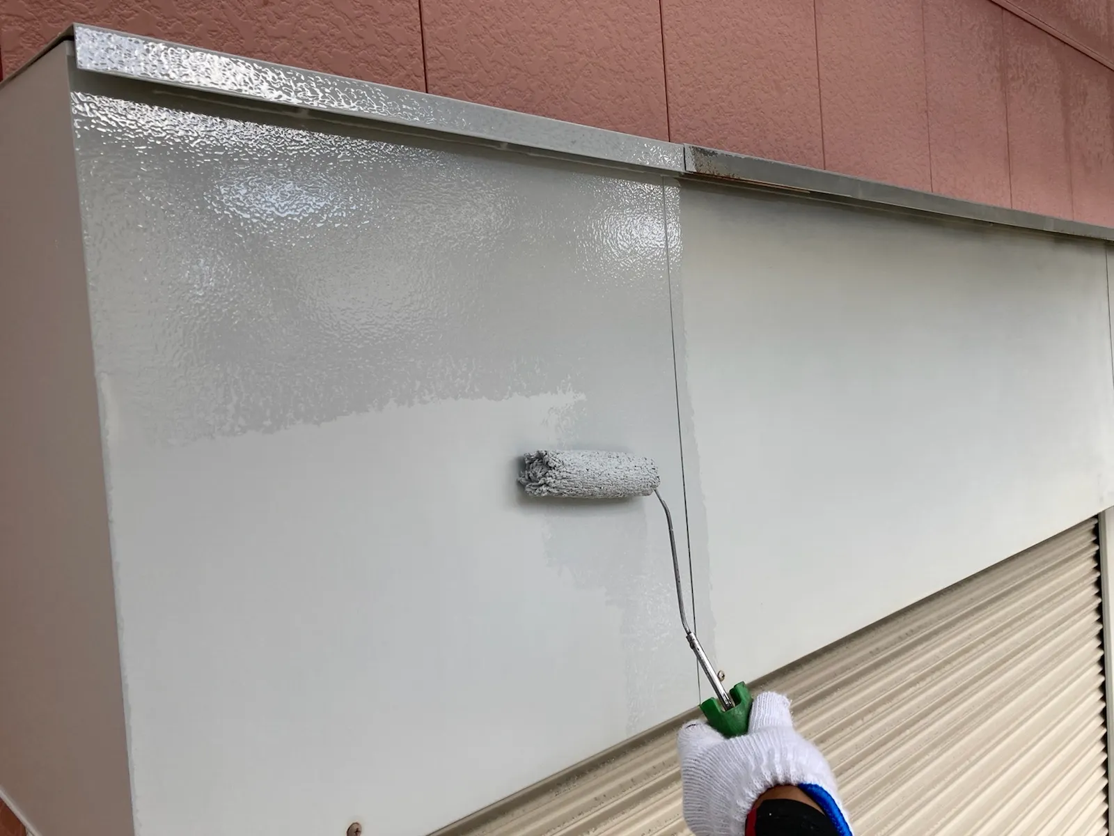 佐賀市　佐賀　佐賀県　外壁塗装　塗るばい　サニー建設商事　川副　6月23日　板金部　塗装