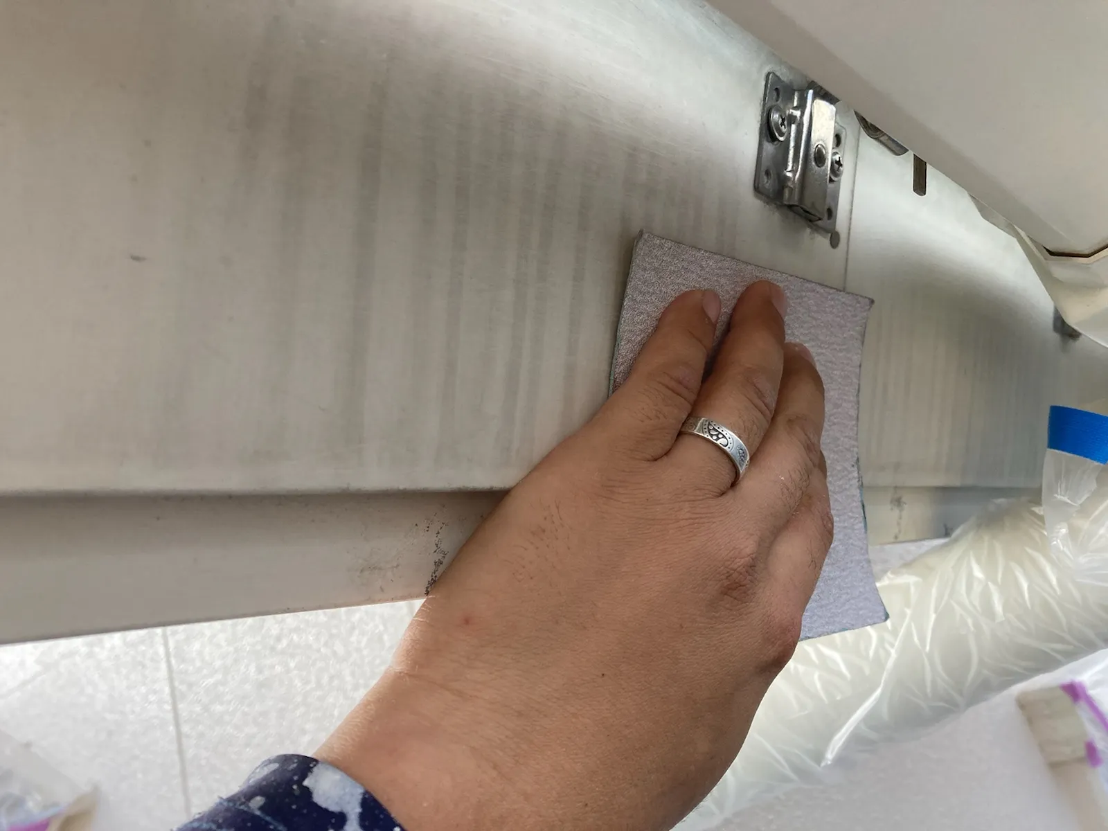 佐賀市　佐賀　佐賀県　外壁塗装　塗るばい　サニー建設商事　塗るばい　鼻隠　ケレン