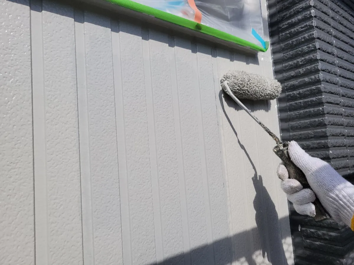 東与賀町　10月31日　外壁上塗り 佐賀市　佐賀　ぬるばい　塗るばい　サニー建設商事　外壁塗装　塗装　屋根塗装　