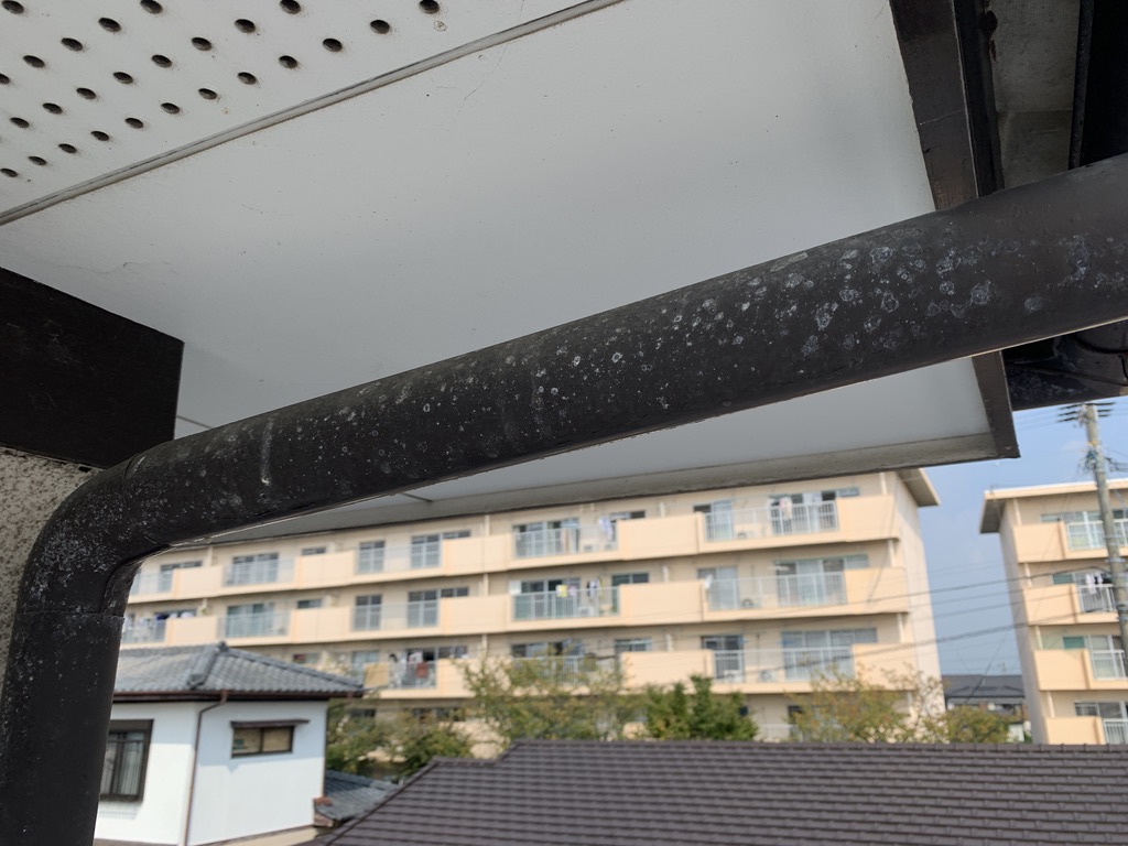 佐賀市　外壁塗装　さにけん　サニケン　塗るばい　サニー建設商事　施工事例　ビフォーアフター　施工前　雨樋