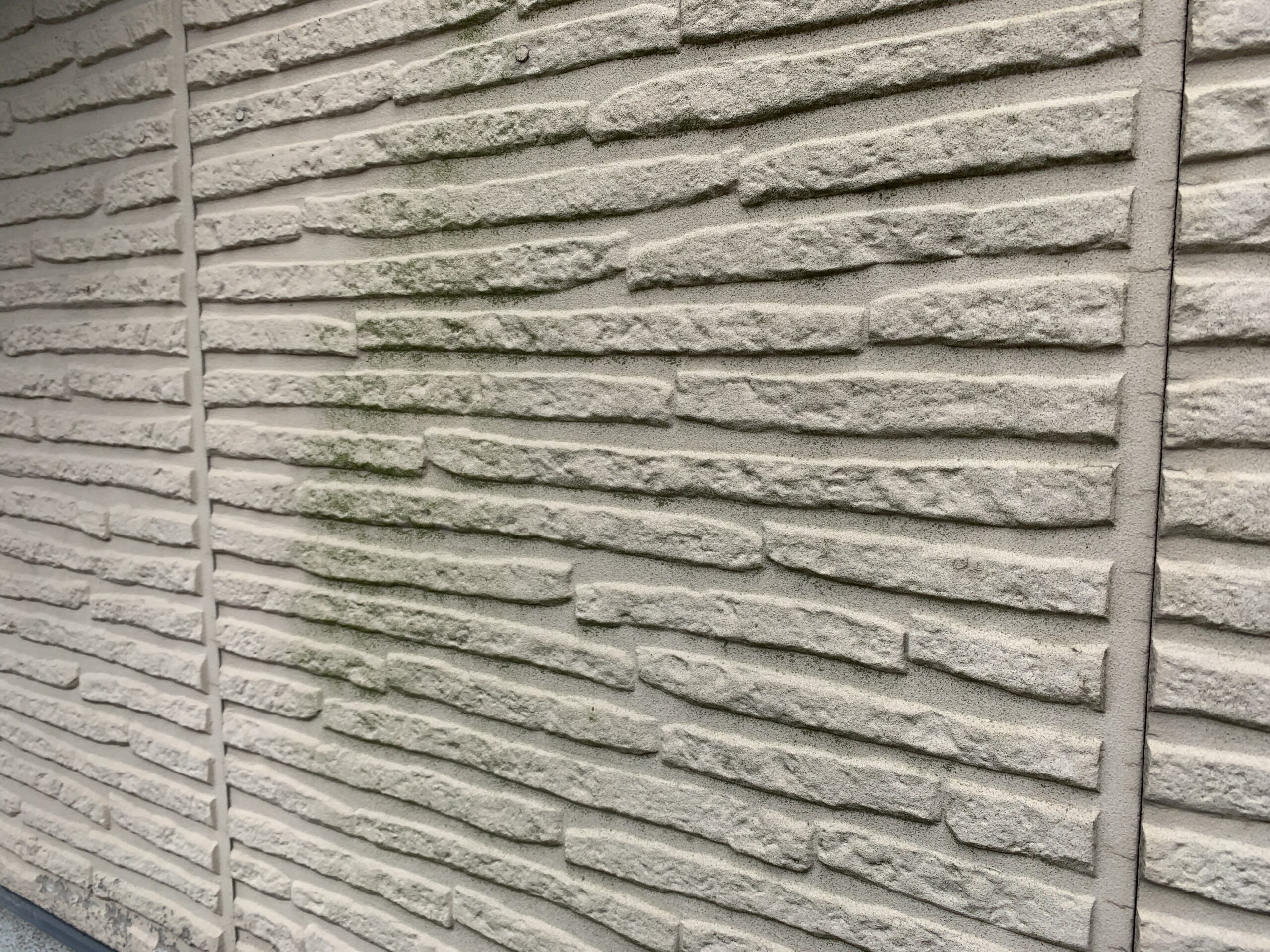 佐賀市　外壁塗装　さにけん　サニケン　塗るばい　サニー建設商事　施工事例　ビフォー　外壁　サイディング　コケ　苔