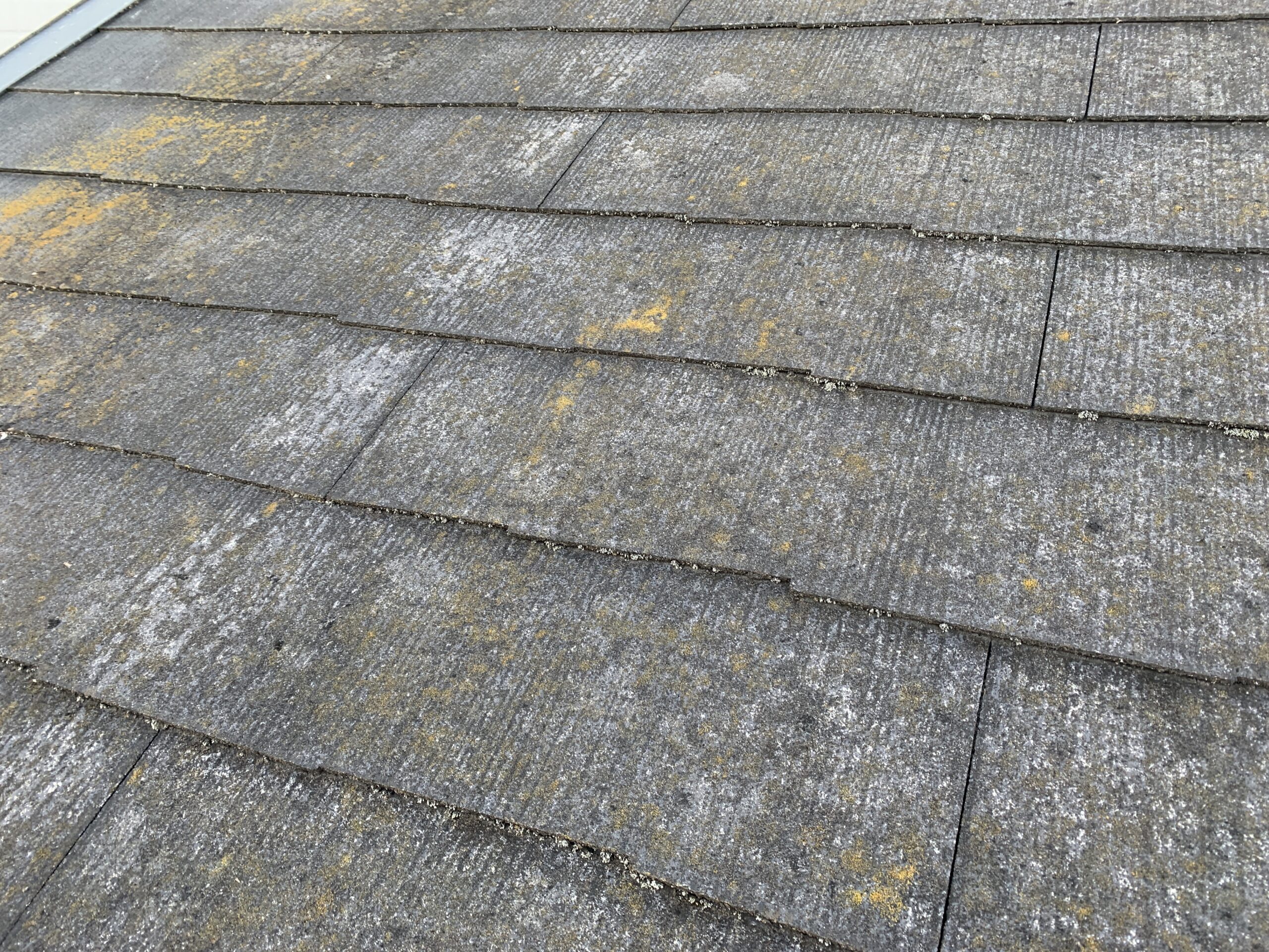 屋根塗装　スレート屋根　カラーベスト　コロニアル屋根　塗装