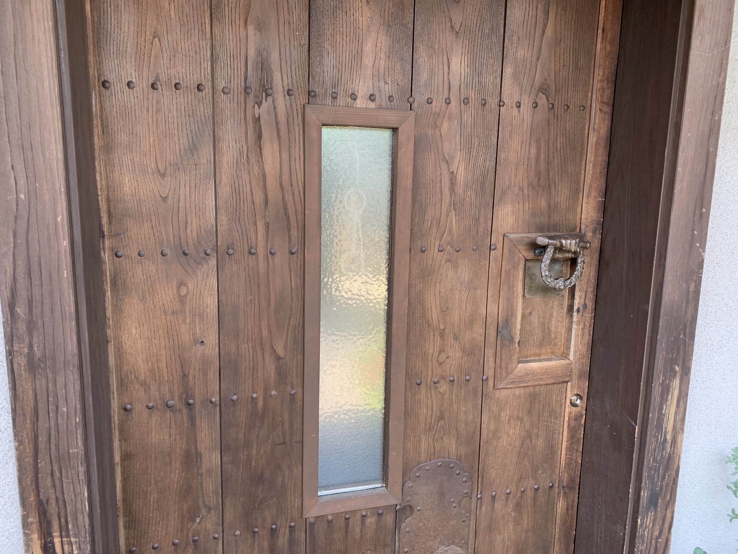 佐賀市　外壁塗装　さにけん　サニケン　塗るばい　サニー建設商事　施工事例　ビフォーアフター　玄関扉