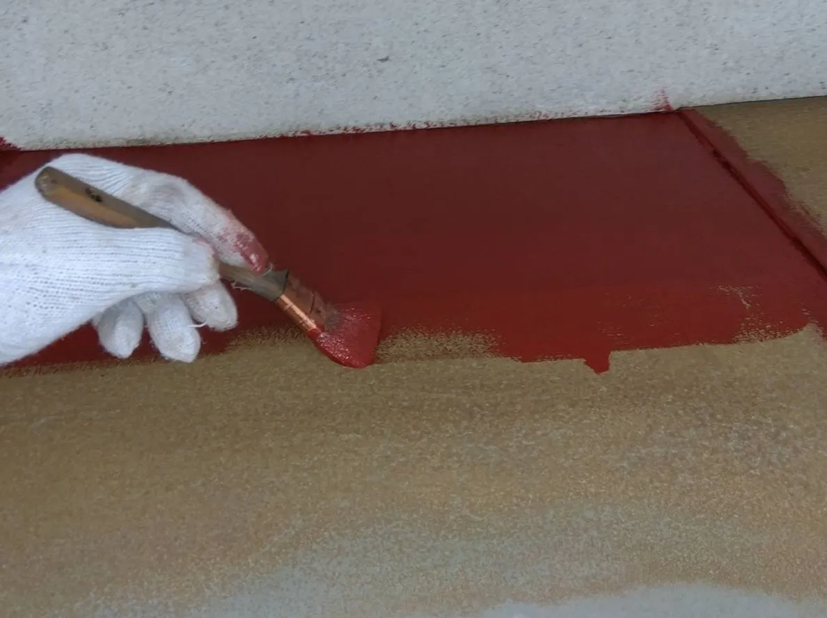 佐賀市　外壁塗装　塗るばい　サニー建設商事　屋根塗装　付帯部塗装　板金部　錆止め塗装