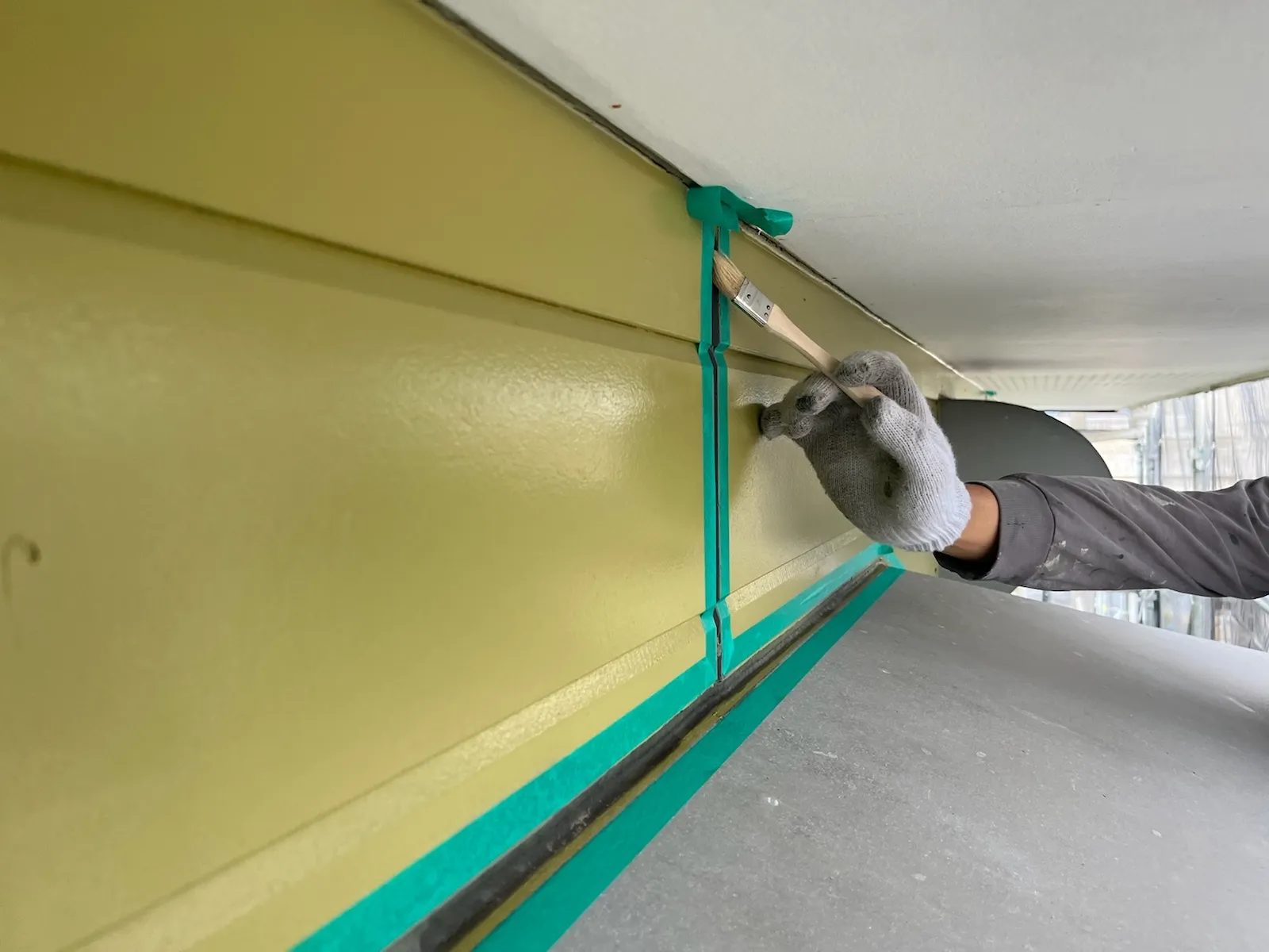 佐賀市　外壁塗装　屋根塗装　塗るばい　サニー建設商事　木原　2022年9月28日　コーキング　プライマー塗布