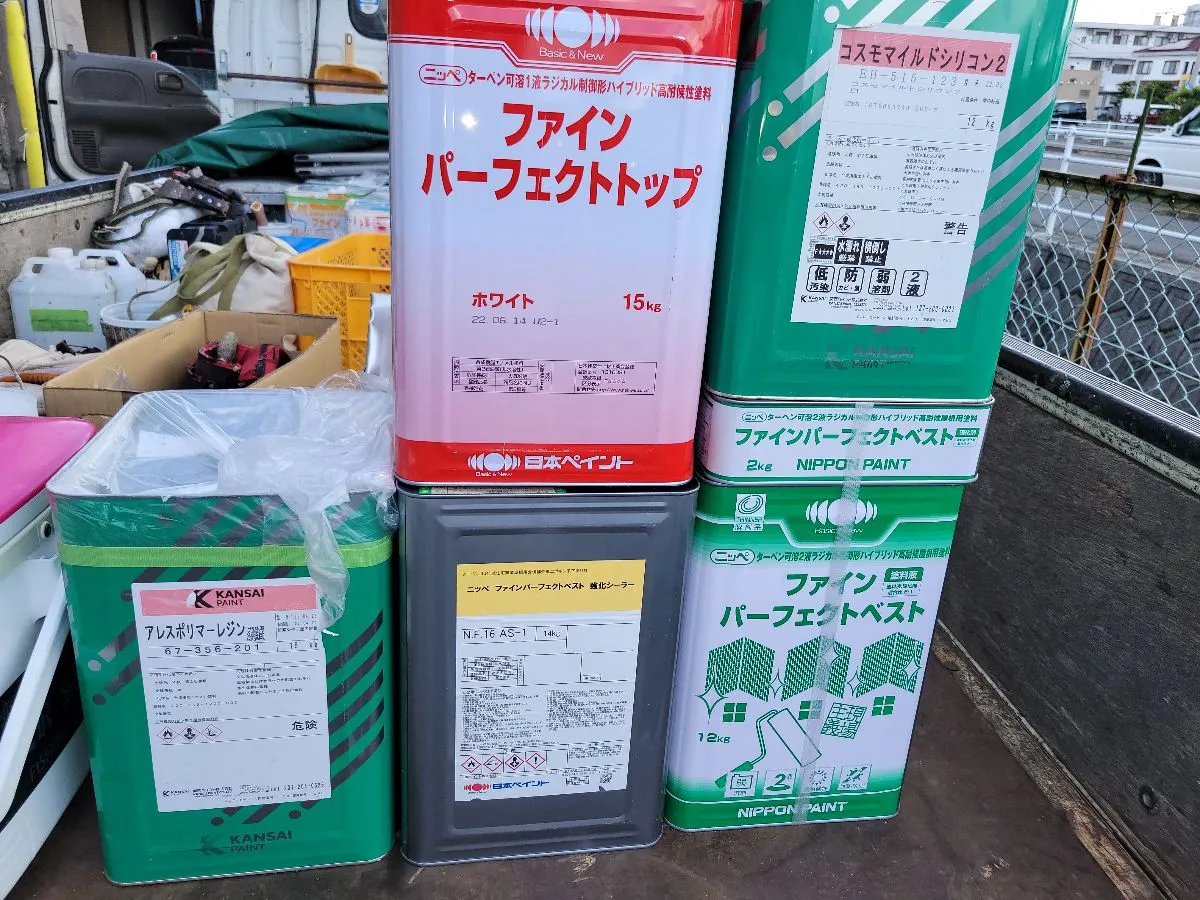 佐賀市　佐賀　佐賀県　外壁塗装　屋根塗装　塗るばい　サニー建設商事　8月4日　ファインパーフェクトトップ　ファインパーフェクトベスト　コスモマイルドシリコンⅡ