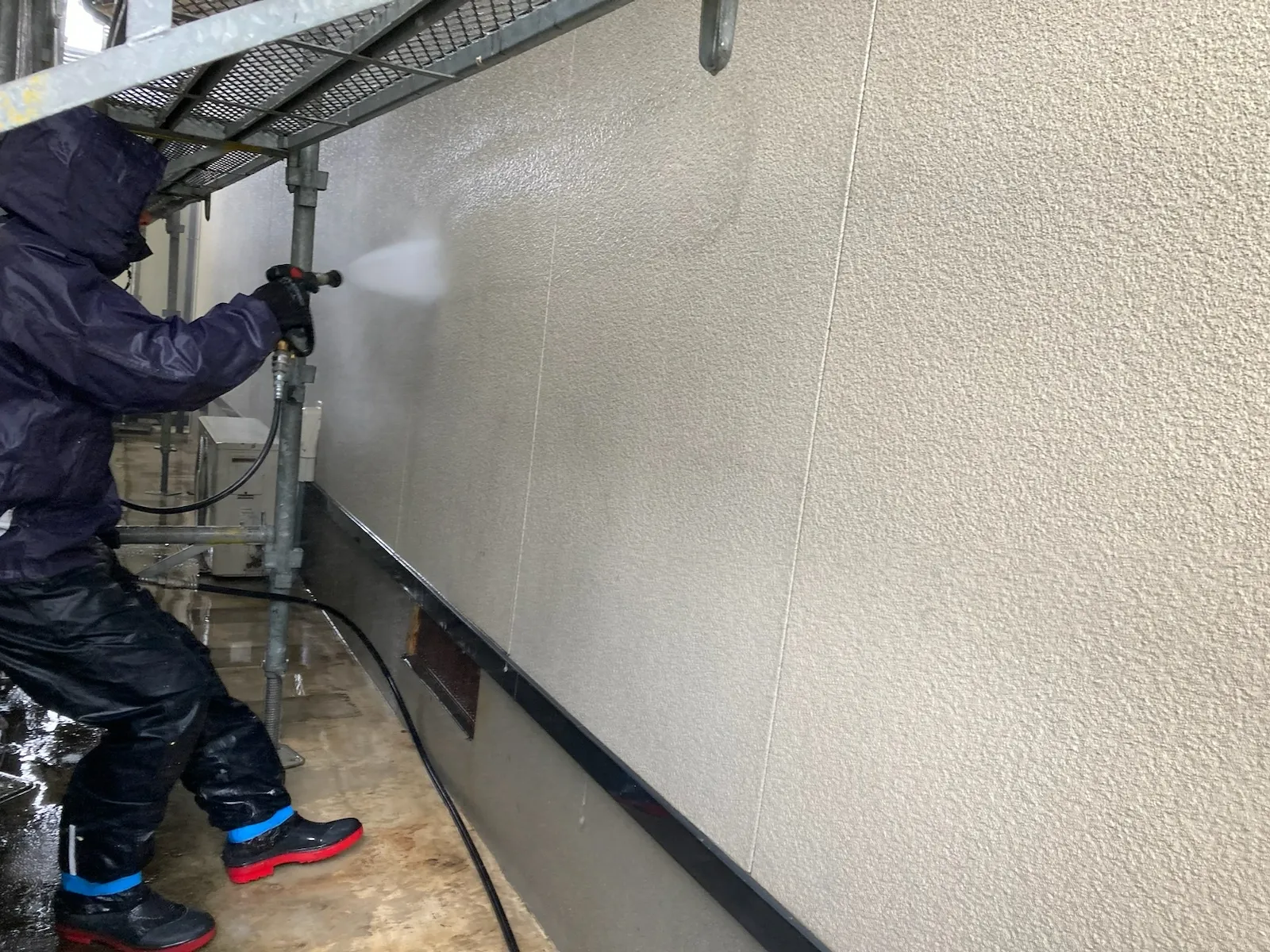 佐賀県　佐賀市　外壁塗装　屋根塗装　塗装　塗るばい　サニー建設商事　外壁_高圧洗浄　大財町　１２月2日