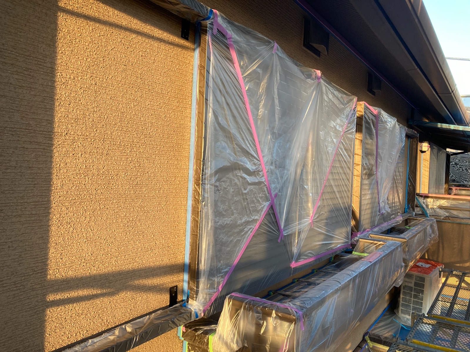 佐賀　佐賀市　外壁塗装　塗装　さにけん　サニケン　塗るばい　サニー建設商事　養生